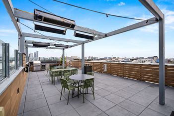 Rooftop lounge at l seven apartments in san francisco, ca 94103